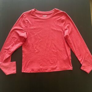 NWOT Old Navy Bestee Long Sleeve T-Shit in Mauverose—Womens Small